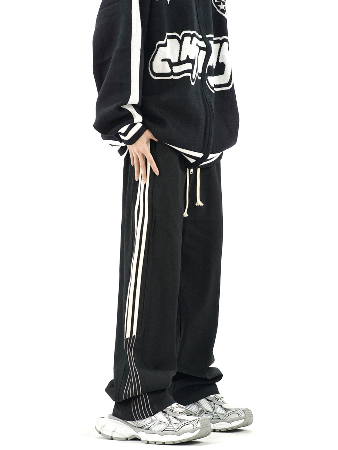 Three Stripped Sweatpants